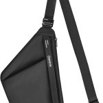 OSOCE Sling Bag Chest Backpack Casual Daypack Black Shoulder Crossbody Lightweight Anti Theft Outdoor Sport Travel Hiking Bag For Men Women